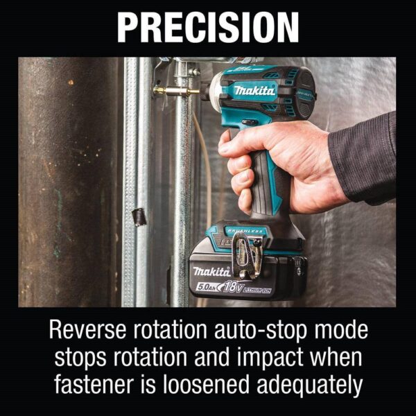 XT288T-XMT03Z 18V LXT Lithium-Ion Brushless Cordless Combo Kit 5.0 Ah (2-Pc) with bonus 18V LXT Variable Speed Oscillating Multi-Tool - Image 9