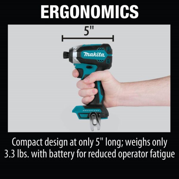 XT291M 18V LXT Lithium-Ion Brushless Cordless 2-Piece Combo Kit (Hammer Drill/Impact Driver) 4.0Ah - Image 9