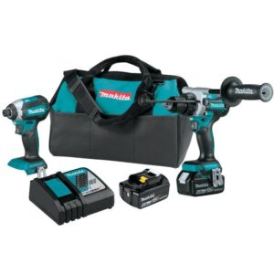 XT291M 18V LXT Lithium-Ion Brushless Cordless 2-Piece Combo Kit (Hammer Drill/Impact Driver) 4.0Ah