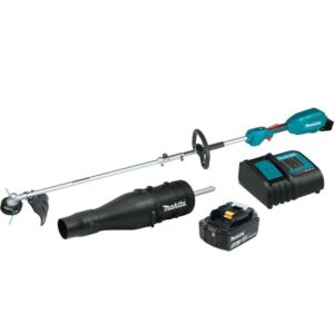 XUX02SM1X3 18V LXT Brushless Cordless Couple Shaft Power Head Kit w/13 in. String Trimmer   Blower Attachments, 4.0Ah