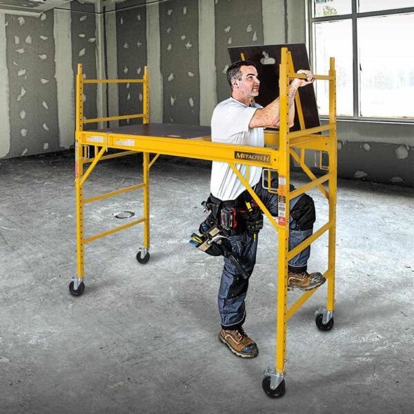 MetalTech I-CISCBPH1 Safeclimb Baker 6.2 ft. L x 6.25 ft. H x 2.5 ft. D Metal Scaffold Platform, 1100lb. Capacity - Image 11