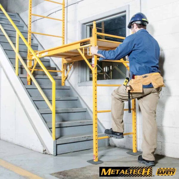 MetalTech I-CISCBPH1 Safeclimb Baker 6.2 ft. L x 6.25 ft. H x 2.5 ft. D Metal Scaffold Platform, 1100lb. Capacity - Image 14