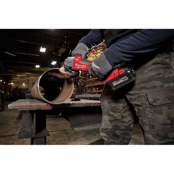 2880-20-48-11-1850 M18 FUEL 18V Lithium-Ion Brushless Cordless 4-1/2 in. ./5 in. Grinder with Paddle Switch with (1) 5.0 Ah Battery - Image 5