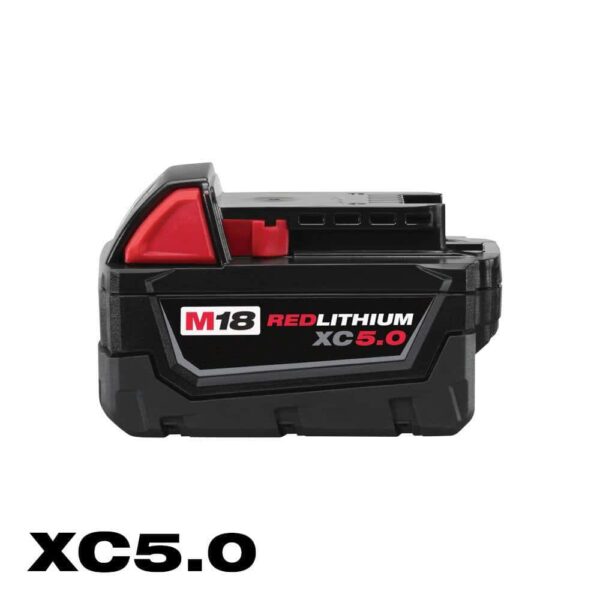 2880-20-48-11-1850 M18 FUEL 18V Lithium-Ion Brushless Cordless 4-1/2 in. ./5 in. Grinder with Paddle Switch with (1) 5.0 Ah Battery - Image 4