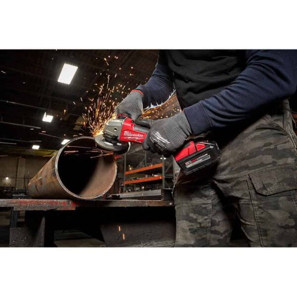 2881-20 M18 FUEL 18V Lithium-Ion Brushless Cordless 4-1/2 in./5 in. Grinder with Slide Switch (Tool-Only) - Image 4