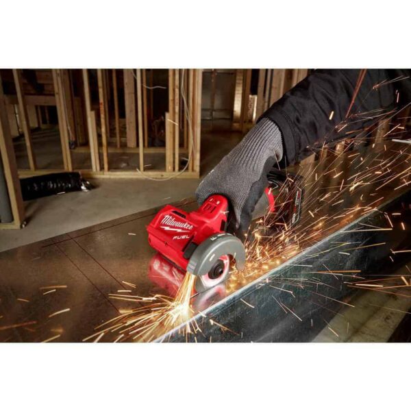 2522-21XC M12 FUEL 12V 3 in. Lithium-Ion Brushless Cordless Cut Off Saw Kit with One 4.0 Ah Battery Charger and Bag - Image 8