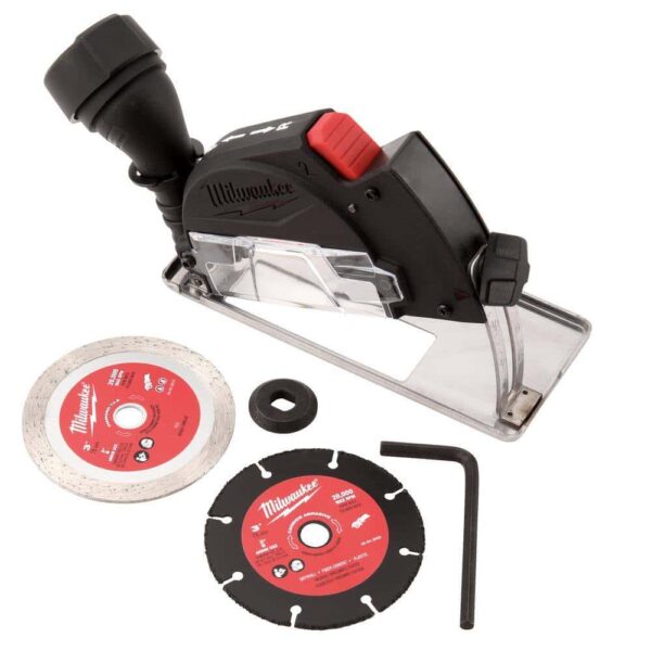 2522-21XC M12 FUEL 12V 3 in. Lithium-Ion Brushless Cordless Cut Off Saw Kit with One 4.0 Ah Battery Charger and Bag - Image 9