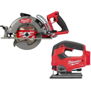 2830-20-2737-20 M18 FUEL 18V Lithium-Ion Cordless 7-1/4 in. Rear Handle Circular Saw with M18 FUEL Jig Saw