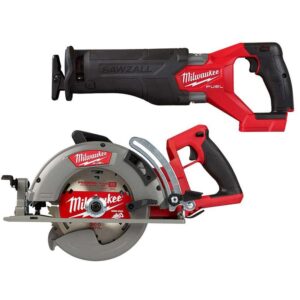 2830-20-2821-20 M18 FUEL 18V Lithium-Ion Cordless 7-1/4 in. Rear Handle Circular Saw with M18 FUEL SAWZALL Reciprocating Saw