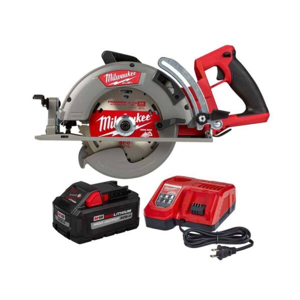 2830-20-48-59-1880 M18 FUEL 18V Lithium-Ion Cordless 7-1/4 in. Rear Handle Circular Saw with 8.0 Ah Starter Kit