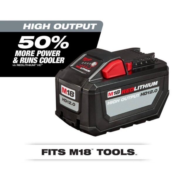 2830-21HD M18 FUEL 18V 7-1/4 in. Lithium-Ion Cordless Rear Handle Circular Saw Kit with 12.0 Ah Battery and Rapid Charger - Image 12