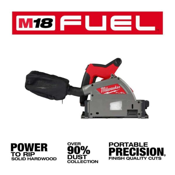 2831-20-2737-20 M18 FUEL 18V Lithium-Ion Cordless Brushless 6-1/2 in. Plunge Cut Track Saw w/Jig Saw - Image 3