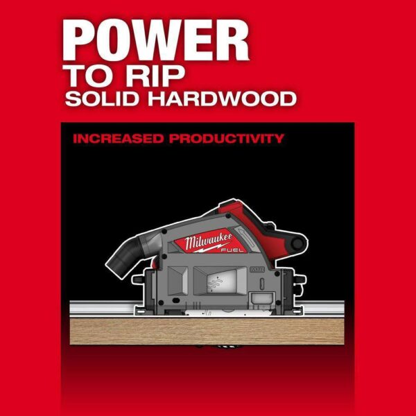 2831-20-2737-20 M18 FUEL 18V Lithium-Ion Cordless Brushless 6-1/2 in. Plunge Cut Track Saw w/Jig Saw - Image 4