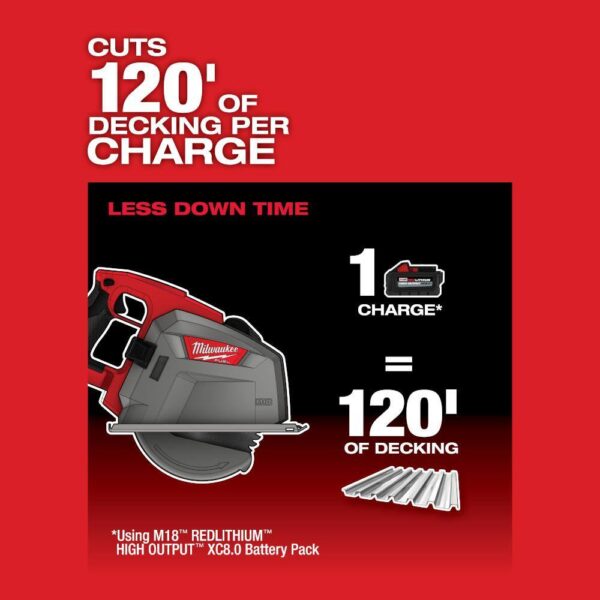 2982-20 M18 FUEL 18V 8 in. Lithium-Ion Brushless Cordless Metal Cutting Circular Saw (Tool-Only) - Image 6