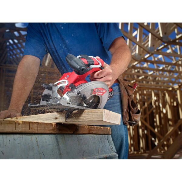 48-59-1850-2730-20 M18 FUEL 18-Volt Lithium-Ion Brushless Cordless 6-1/2 in. Circular Saw w/5.0Ah Battery Starter Kit - Image 10