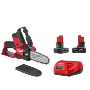2527-21-48-11-2460 M12 FUEL 12V Lithium-Ion Brushless Battery 6 in. HATCHET Chainsaw Kit with 6.0 Ah and 4.0 Ah Battery, Charger