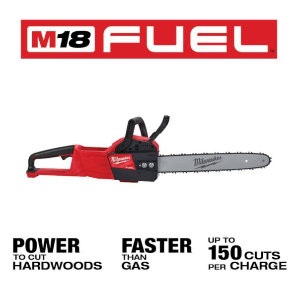M18 FUEL 16 in. 18-Volt Lithium-Ion Brushless Cordless Chainsaw and Blower Combo Kit (2-Tool) - Image 3
