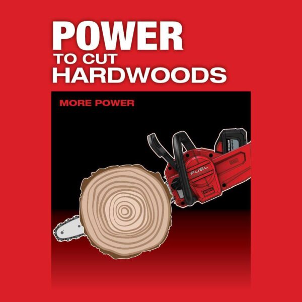 2727-20C M18 FUEL 14 in. 18V Lithium-Ion Brushless Battery Chainsaw (Tool-Only) - Image 5
