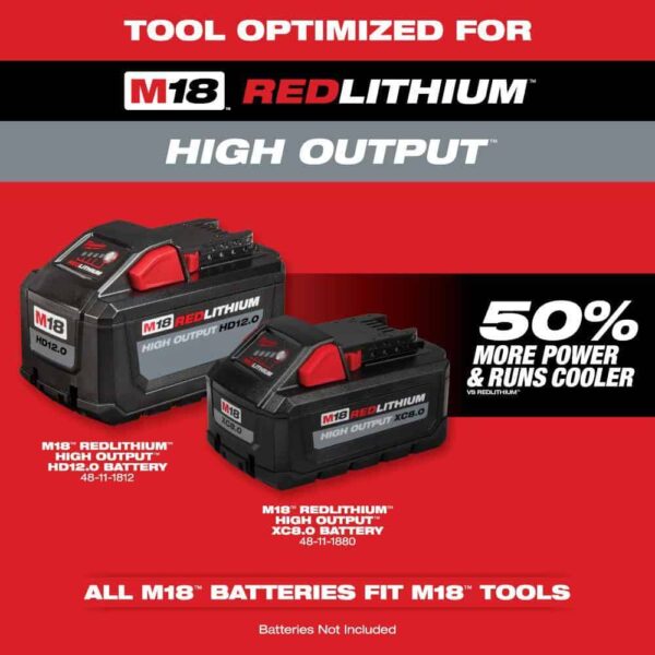2727-20C M18 FUEL 14 in. 18V Lithium-Ion Brushless Battery Chainsaw (Tool-Only) - Image 9