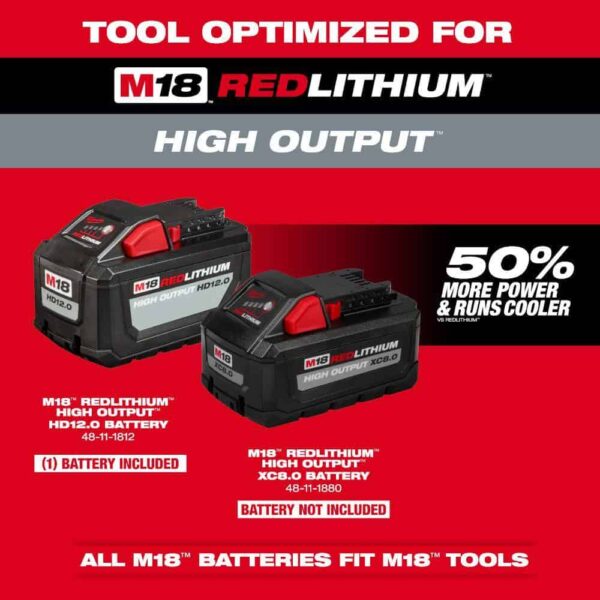 M18 FUEL 16 in. 18V Lithium-Ion Brushless Battery Chainsaw Kit with M18 FUEL Blower, Extra Chainsaw Chain - Image 8