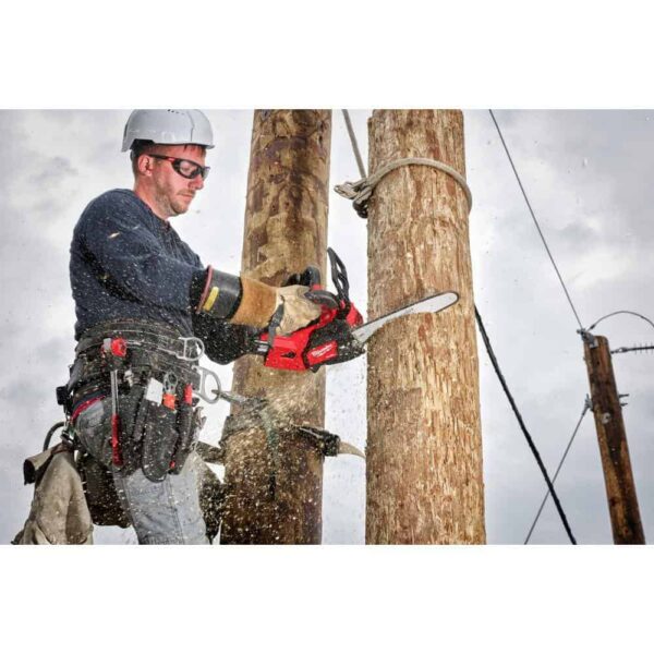 M18 FUEL 14 in. Top Handle 18V Lithium-Ion Brushless Cordless Chainsaw with 14 in. Top Handle Chainsaw Chain - Image 12