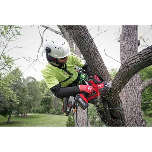 3004-20-48-11-1865 M18 FUEL 8 in. 18V Lithium-Ion Brushless Electric Battery Chainsaw HATCHET w/6.0 Ah High Output - Image 10