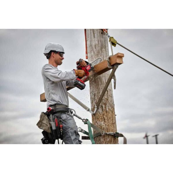 3004-20-48-11-1865 M18 FUEL 8 in. 18V Lithium-Ion Brushless Electric Battery Chainsaw HATCHET w/6.0 Ah High Output - Image 11