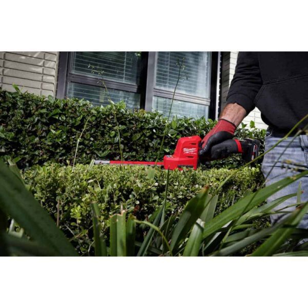 M12 FUEL 8 in. 12V Lithium-Ion Brushless Cordless Hedge Trimmer Kit with M18 FUEL 18 in. Hedge Trimmer (2-Tool) - Image 9
