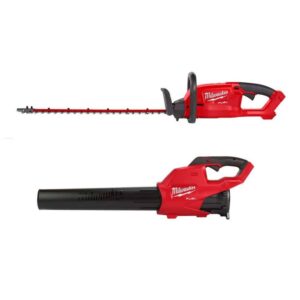 M18 FUEL 24 in. 18V Lithium-Ion Brushless Cordless Hedge Trimmer with M18 FUEL 120 MPH 450 CFM Blower (2-Tool)