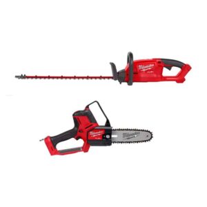 M18 FUEL 24 in. 18V Lithium-Ion Brushless Cordless Hedge Trimmer with M18 FUEL 8 in. HATCHET Pruning Saw (2-Tool)