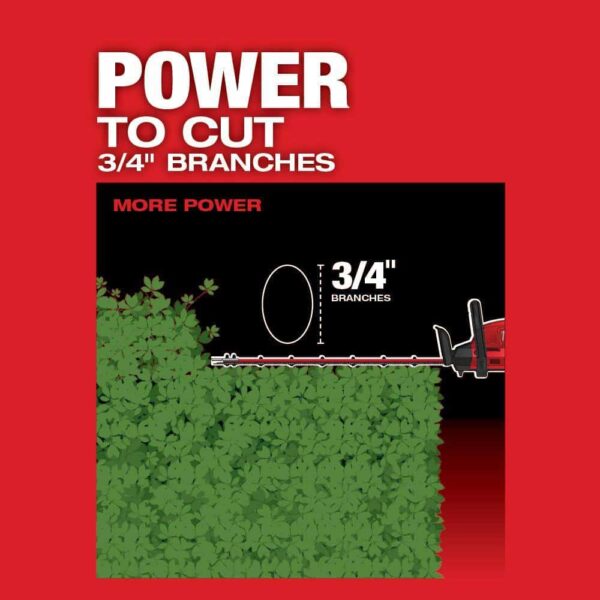 2726-20-48-11-1850 M18 FUEL 18V Lithium-Ion Brushless Cordless Hedge Trimmer W/ M18 5.0Ah Battery - Image 6