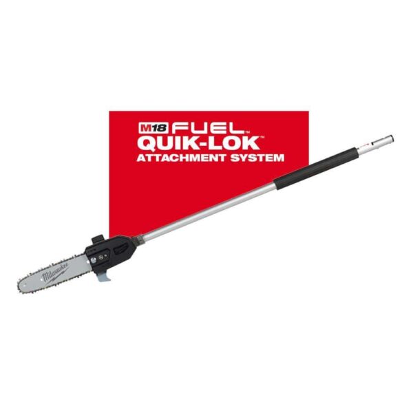 M18 FUEL QUIK-LOK 10 in. Pole Saw Attachment, 8 in. Edger Attachment and Hedge Trimmer Attachment (3-Tool) - Image 5