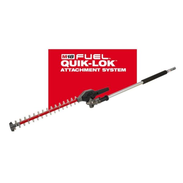 M18 FUEL QUIK-LOK 10 in. Pole Saw Attachment, 8 in. Edger Attachment and Hedge Trimmer Attachment (3-Tool) - Image 9