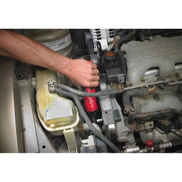 2457-21-2456-20 M12 12V Lithium-Ion Cordless 3/8 in. and 1/4 in. Ratchet Kit (2-Tool) with Battery, Charger and Bag - Image 7
