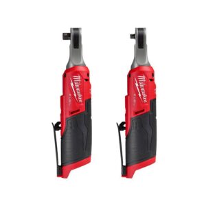 2567-20-2566-20 M12 FUEL 12V Lithium-Ion Brushless Cordless High Speed 3/8 in. Ratchet with Brushless High Speed 1/4 in. Ratchet