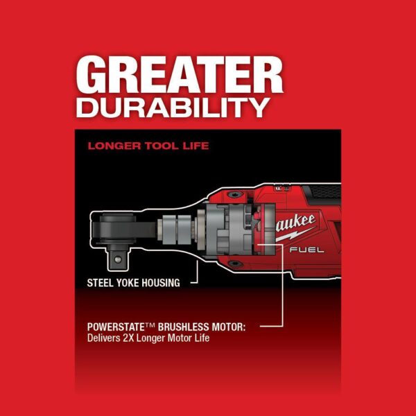 2567-22-49-66-7024 M12 FUEL 12V Cordless High Speed 3/8 in. Ratchet Kit w/Impact Duty 3/8 in. SAE Deep Impact Rated Socket Set(8-Piece) - Image 5