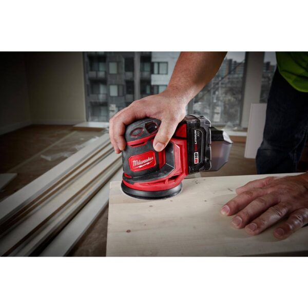 2648-20 M18 18V Lithium-Ion Cordless 5 in. Random Orbit Sander (Tool-Only) - Image 5