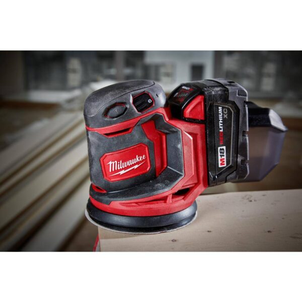 2648-20 M18 18V Lithium-Ion Cordless 5 in. Random Orbit Sander (Tool-Only) - Image 2