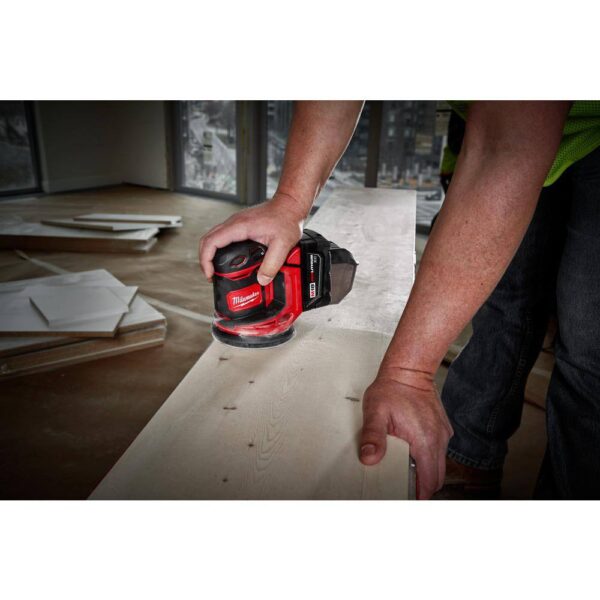 2648-20 M18 18V Lithium-Ion Cordless 5 in. Random Orbit Sander (Tool-Only) - Image 4