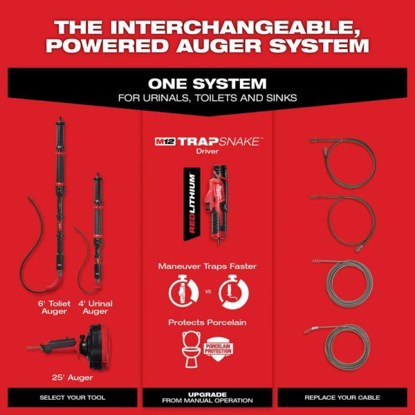 49-16-2573 Trap Snake Auger Drain Cleaning Kit - Image 6