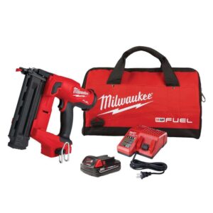 2746-21CT M18 FUEL GEN II 18-Volt 18-Gauge Lithium-Ion Brushless Cordless Brad Nailer Kit with One 2.0 Ah Battery, Charger and Bag