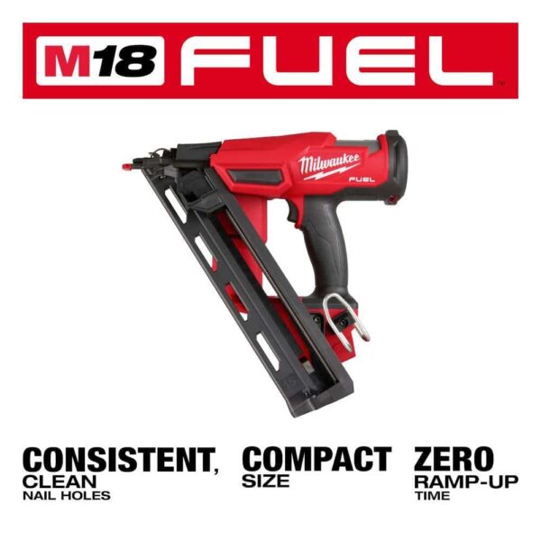 2839-20-48-11-1820 M18 FUEL 18 Volt Brushless Cordless Gen II 15-Gauge Angled Finish Nailer Tool Only   M18 18-Volt 2.0 Ah Compact Battery - Image 5