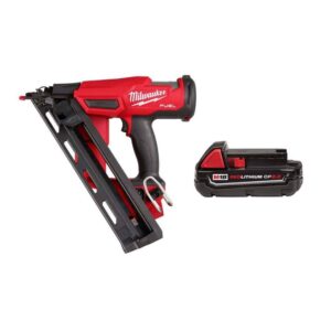 2839-20-48-11-1820 M18 FUEL 18 Volt Brushless Cordless Gen II 15-Gauge Angled Finish Nailer Tool Only   M18 18-Volt 2.0 Ah Compact Battery