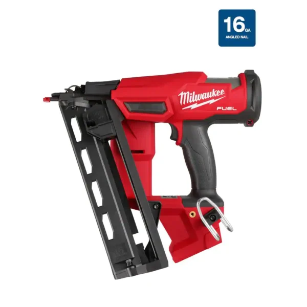 M18 FUEL 2841-20 18V Brushless Cordless Gen II 16-Gauge Angled Finish Nailer   Tool-Only - Image 2