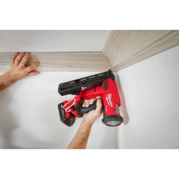 2841-21CT M18 FUEL 18-Volt Lithium-Ion Brushless Cordless Gen II 16-Gauge Angled Finish Nailer Kit with 2.0Ah Battery and Charger - Image 10