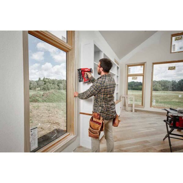 2841-21CT M18 FUEL 18-Volt Lithium-Ion Brushless Cordless Gen II 16-Gauge Angled Finish Nailer Kit with 2.0Ah Battery and Charger - Image 14