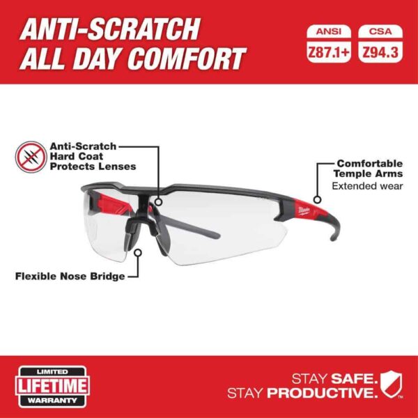 2744-20-48-73-2010 M18 FUEL 3-1/2 in. 18-Volt 21-Degree Brushless Cordless Framing Nailer (Tool-Only) with Clear Anti Scratch Glasses - Image 6