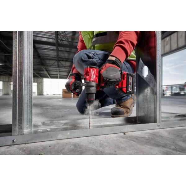 M18 Fuel 18-V Lithium-Ion Brushless Cordless 1/2 in. Hammer Drill Driver Kit with M18 FUEL 1/2 in. Impact Wrench - Image 9