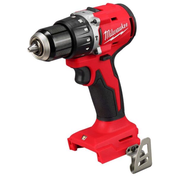 3602-20 M18 18V Lithium-Ion Brushless Cordless 1/2 in. Compact Hammer Drill/Driver (Tool-Only) - Image 10
