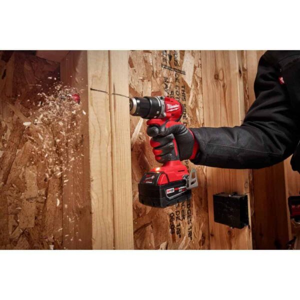 3602-20 M18 18V Lithium-Ion Brushless Cordless 1/2 in. Compact Hammer Drill/Driver (Tool-Only) - Image 9